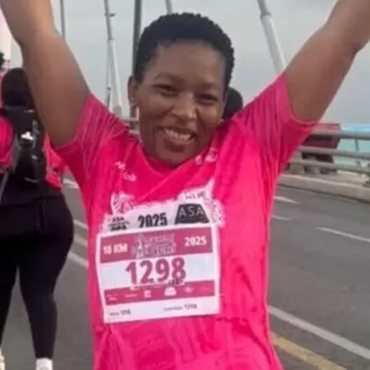 Elizabeth “Tsontso” Moselakgomo, smiling, in the photograph her family circulated while she was missing.
